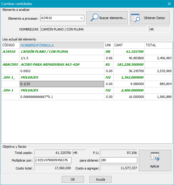 INSUMOS Y PARTIDAS | Filtros